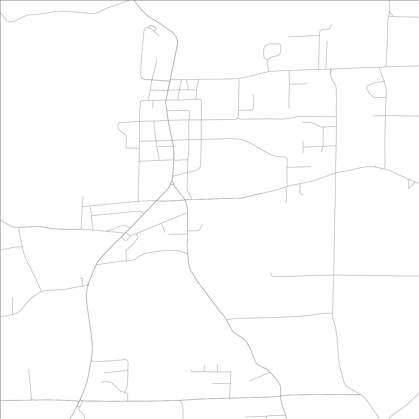 ROAD MAP OF GRANT, ALABAMA BY MAPBAKES