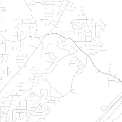 ROAD MAP OF GRAYSON VALLEY, ALABAMA BY MAPBAKES