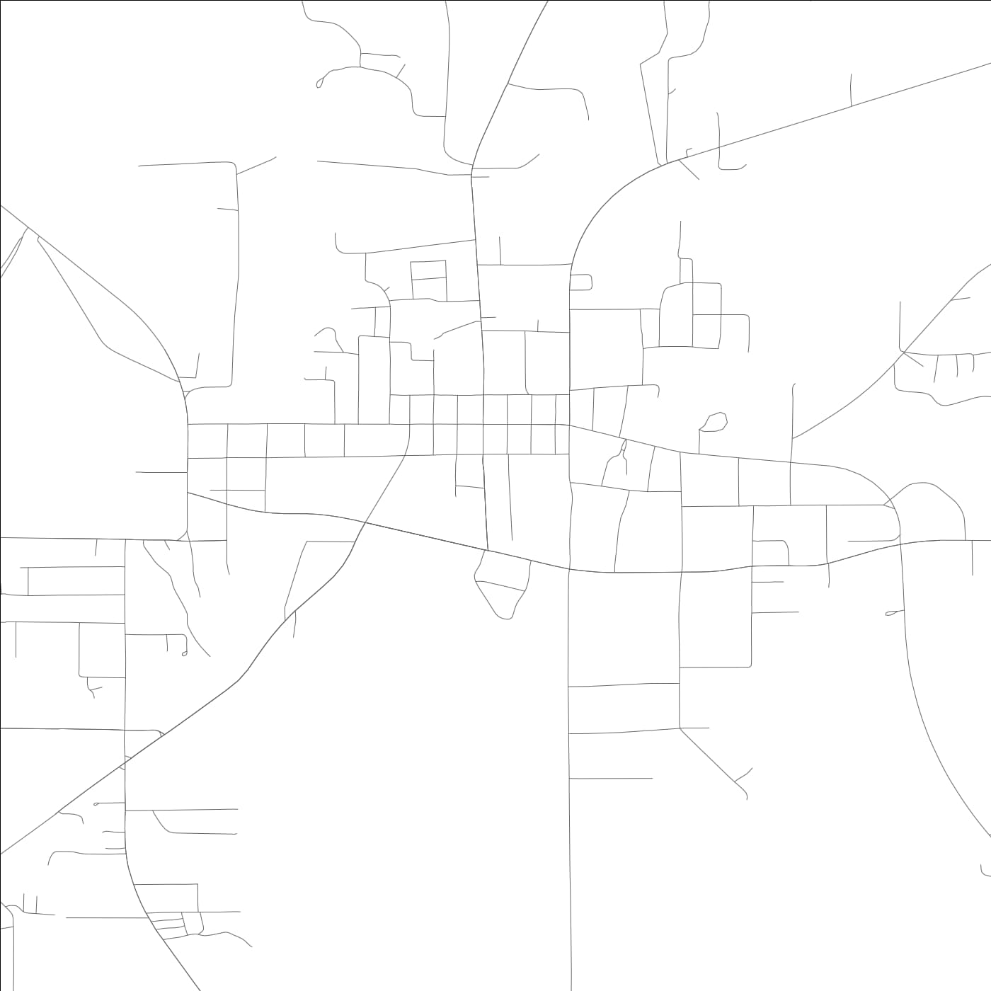 ROAD MAP OF GREENSBORO, ALABAMA BY MAPBAKES