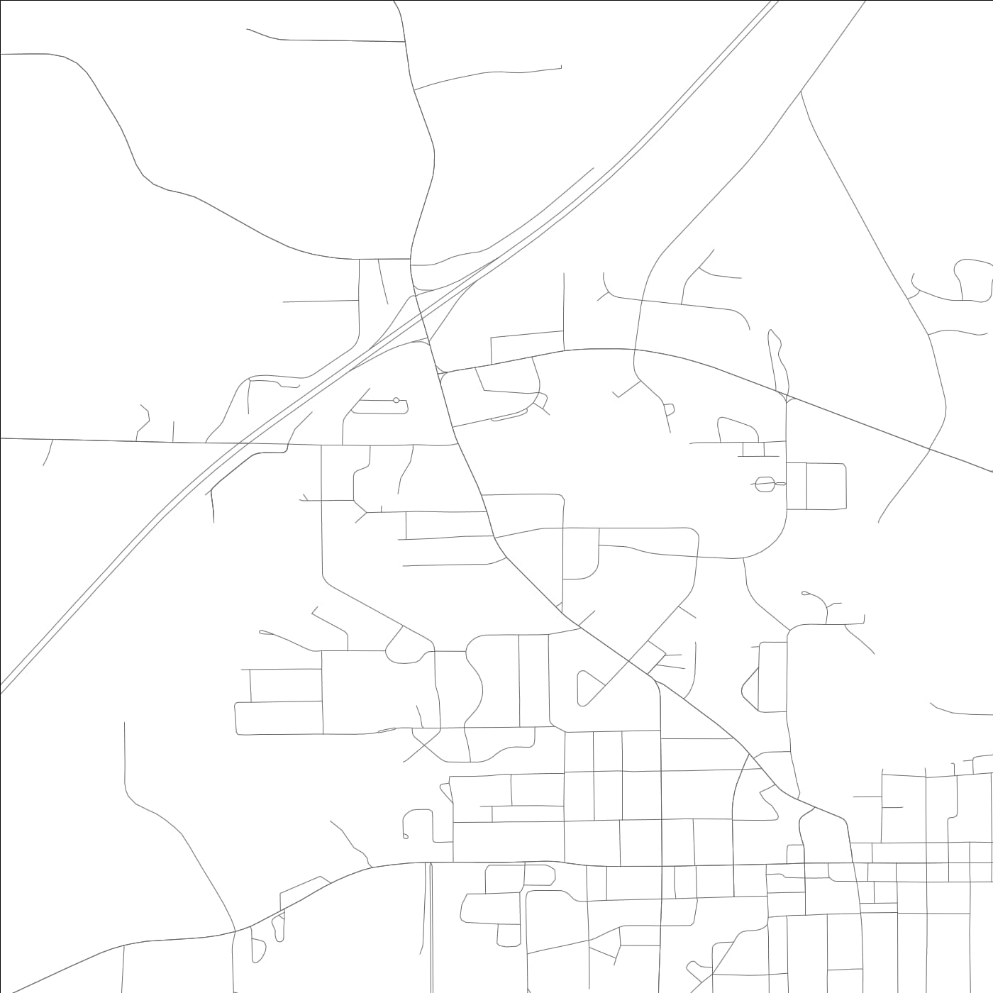 ROAD MAP OF GREENVILLE, ALABAMA BY MAPBAKES