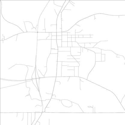 ROAD MAP OF GROVE HILL, ALABAMA BY MAPBAKES