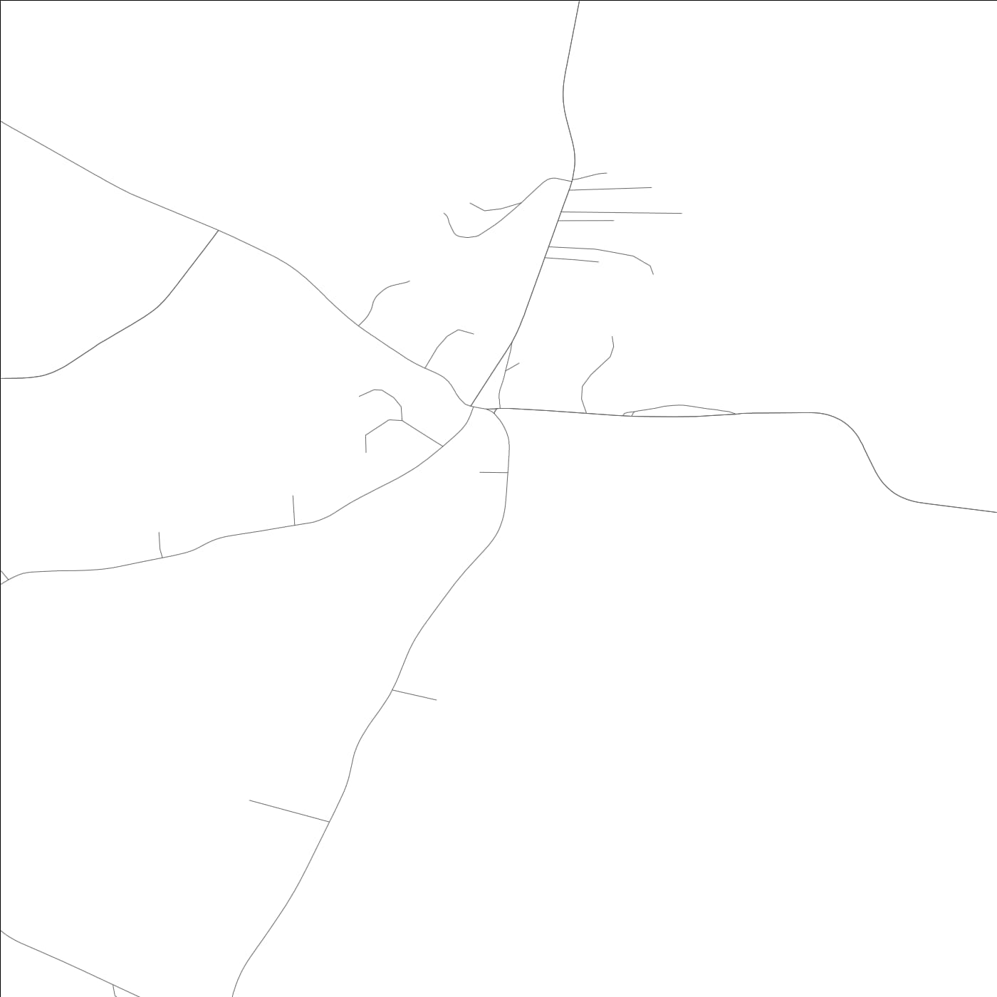 ROAD MAP OF HACKNEYVILLE, ALABAMA BY MAPBAKES