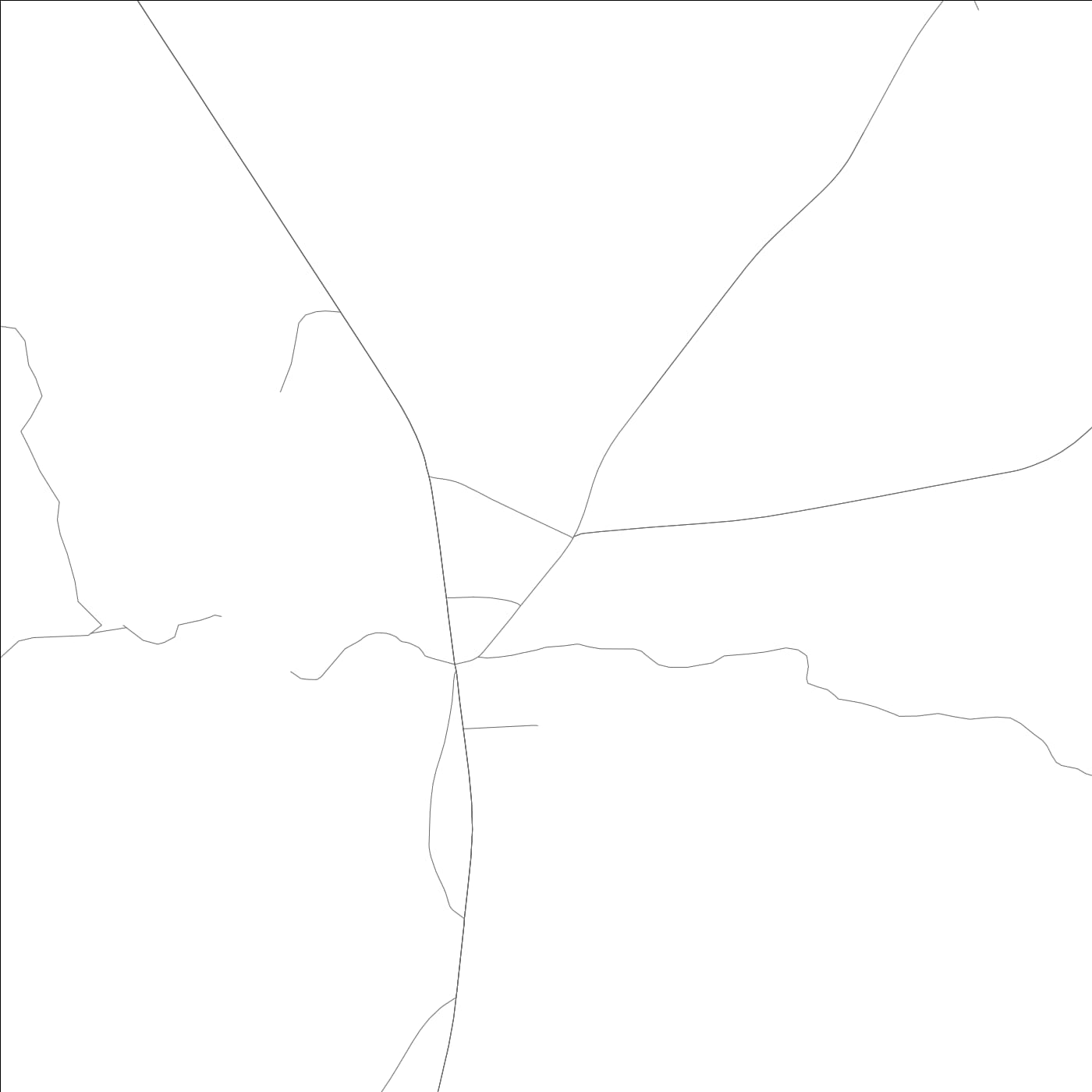 ROAD MAP OF HANOVER, ALABAMA BY MAPBAKES