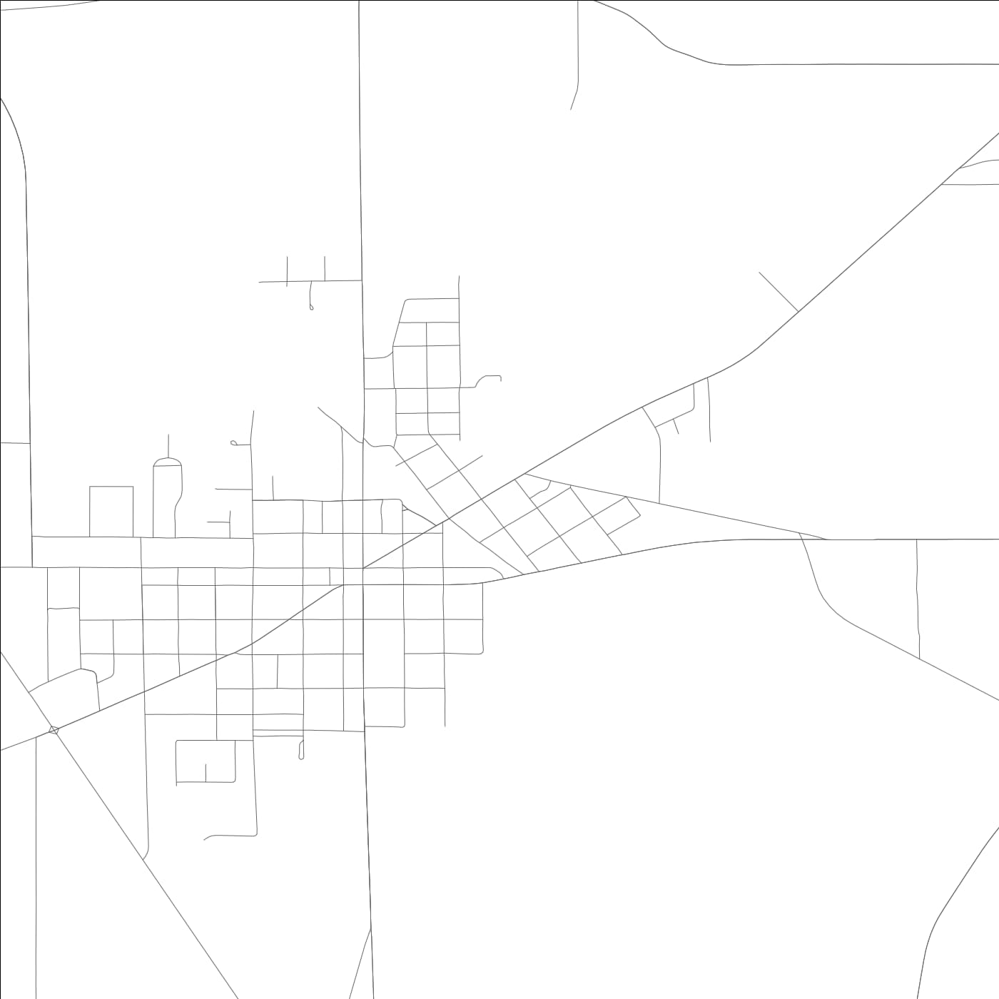 ROAD MAP OF HARTFORD, ALABAMA BY MAPBAKES