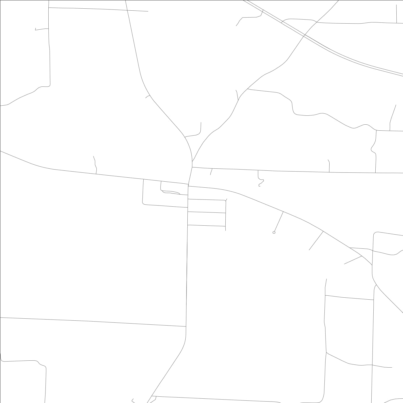 ROAD MAP OF HATTON, ALABAMA BY MAPBAKES