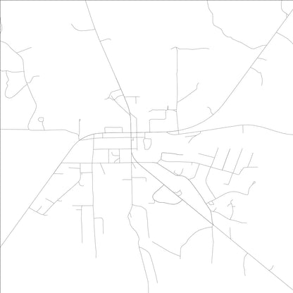 ROAD MAP OF HAYNEVILLE, ALABAMA BY MAPBAKES