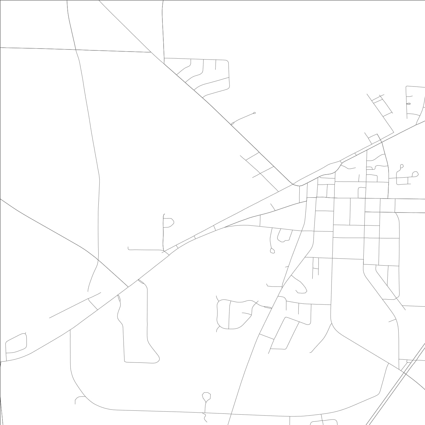 ROAD MAP OF HEADLAND, ALABAMA BY MAPBAKES