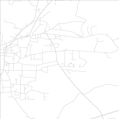 ROAD MAP OF HEFLIN, ALABAMA BY MAPBAKES