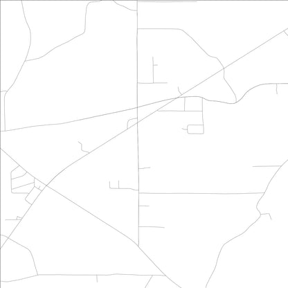 ROAD MAP OF HENAGAR, ALABAMA BY MAPBAKES