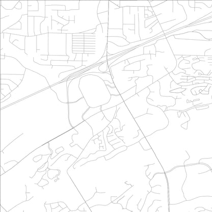 ROAD MAP OF HOOVER, ALABAMA BY MAPBAKES