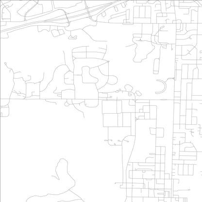 ROAD MAP OF HUNTSVILLE, ALABAMA BY MAPBAKES
