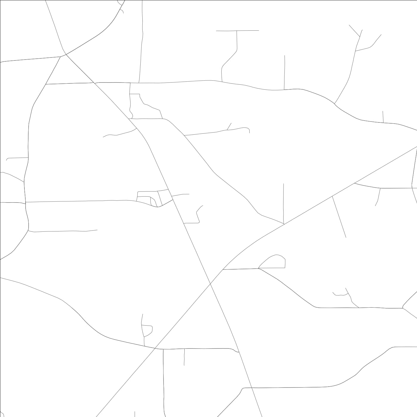 ROAD MAP OF IDER, ALABAMA BY MAPBAKES