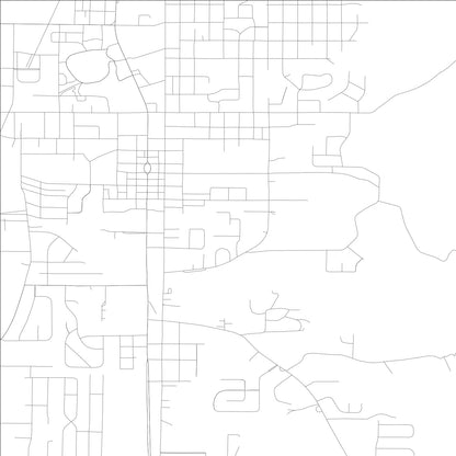 ROAD MAP OF JACKSONVILLE, ALABAMA BY MAPBAKES