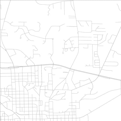 ROAD MAP OF JASPER, ALABAMA BY MAPBAKES