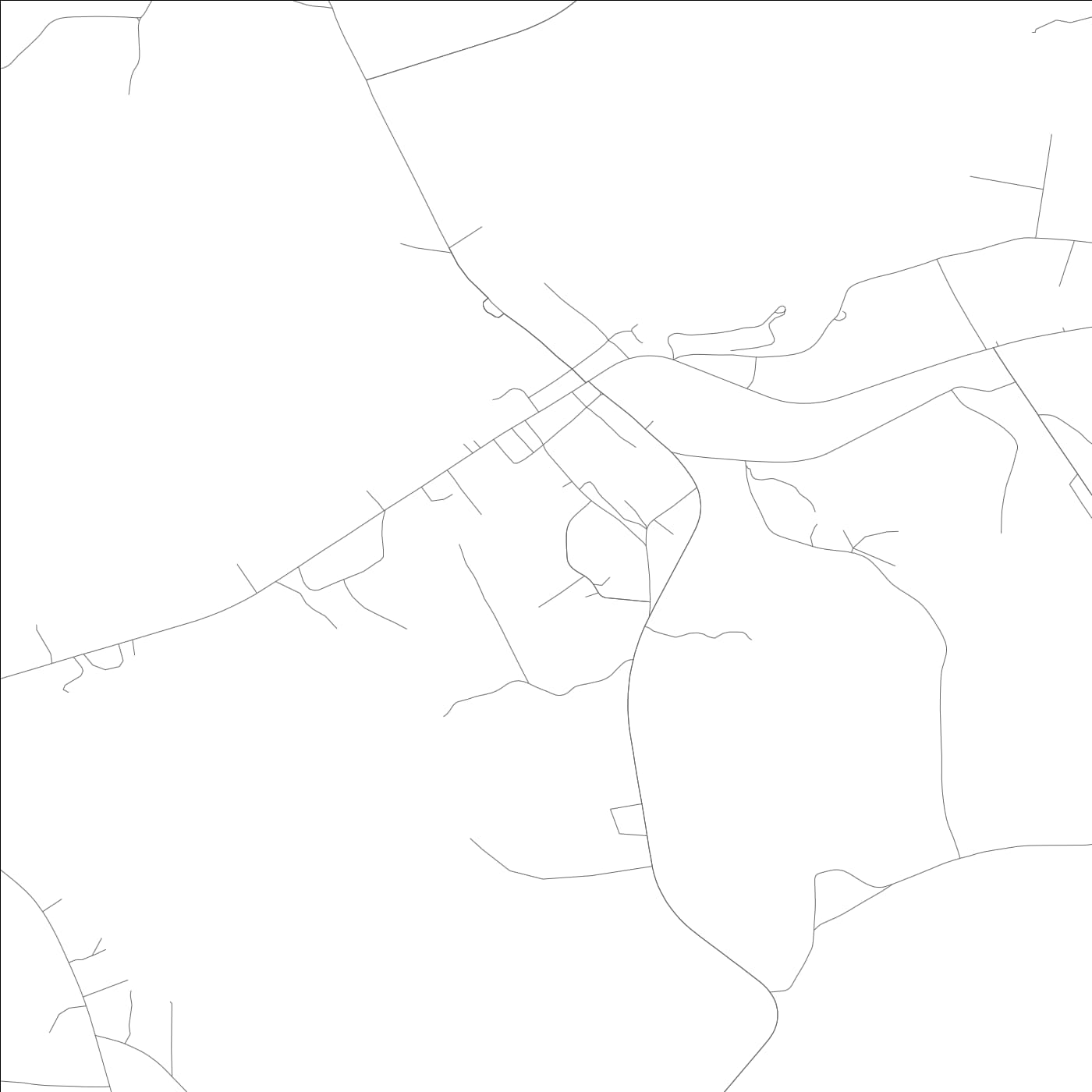 ROAD MAP OF KENNEDY, ALABAMA BY MAPBAKES