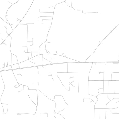 ROAD MAP OF KILLEN, ALABAMA BY MAPBAKES