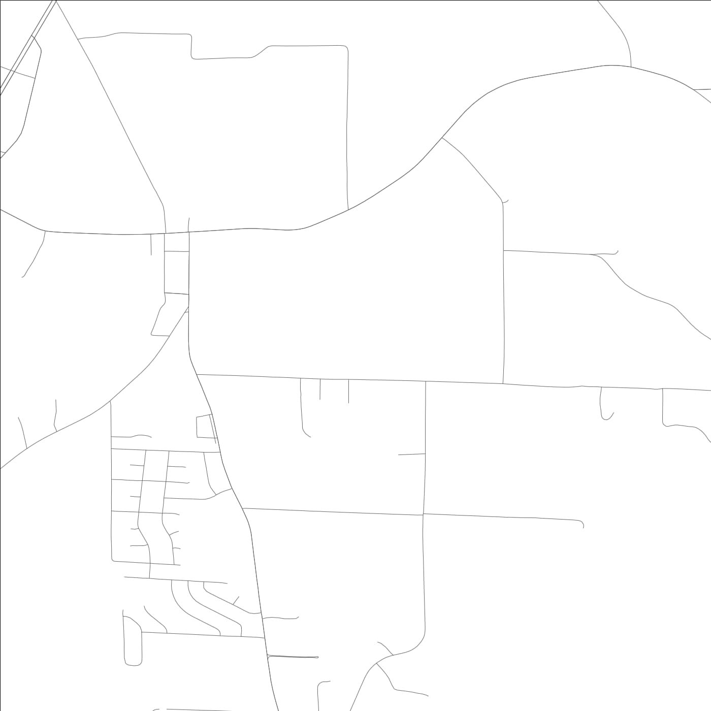 ROAD MAP OF KINSEY, ALABAMA BY MAPBAKES