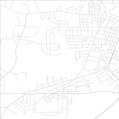 ROAD MAP OF LANETT, ALABAMA BY MAPBAKES