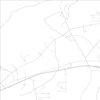 ROAD MAP OF LEESBURG, ALABAMA BY MAPBAKES