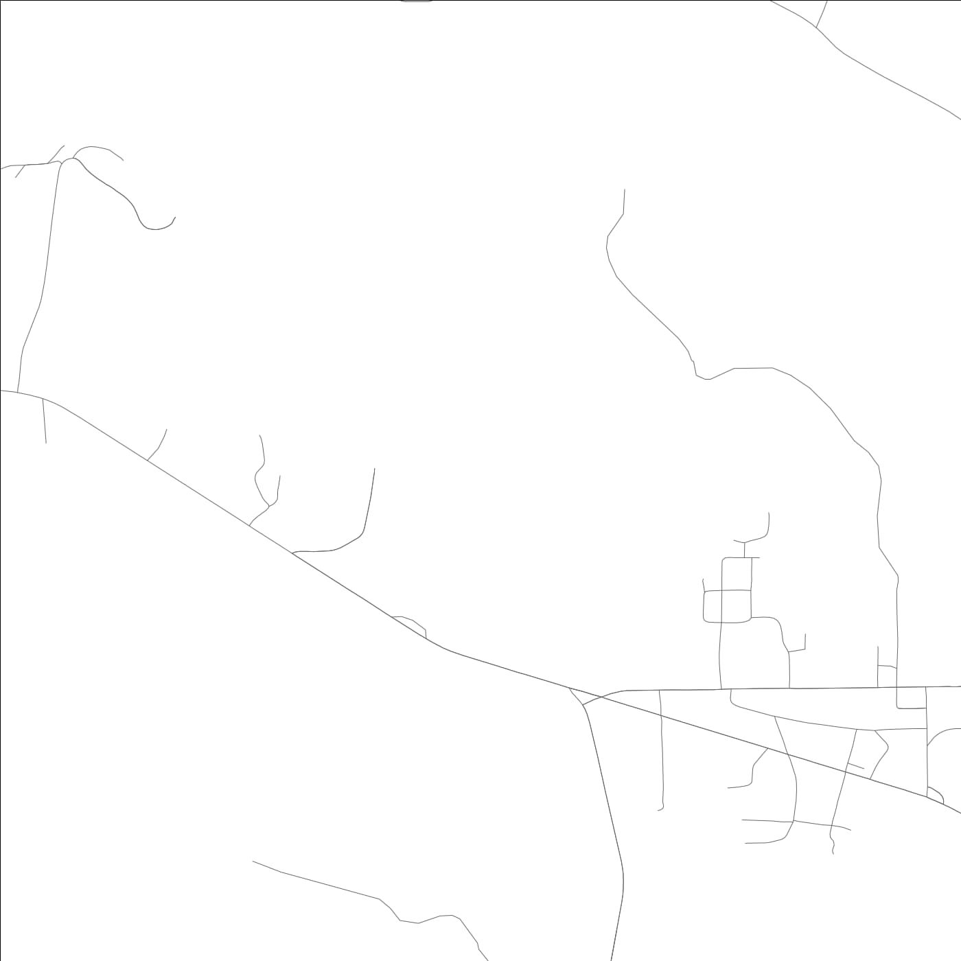 ROAD MAP OF LISMAN, ALABAMA BY MAPBAKES