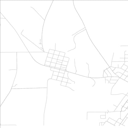 ROAD MAP OF LOCKHART, ALABAMA BY MAPBAKES