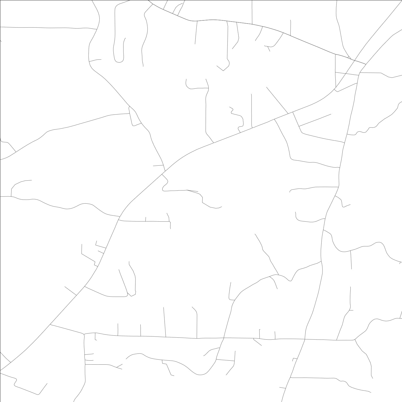 ROAD MAP OF LOCUST FORK, ALABAMA BY MAPBAKES