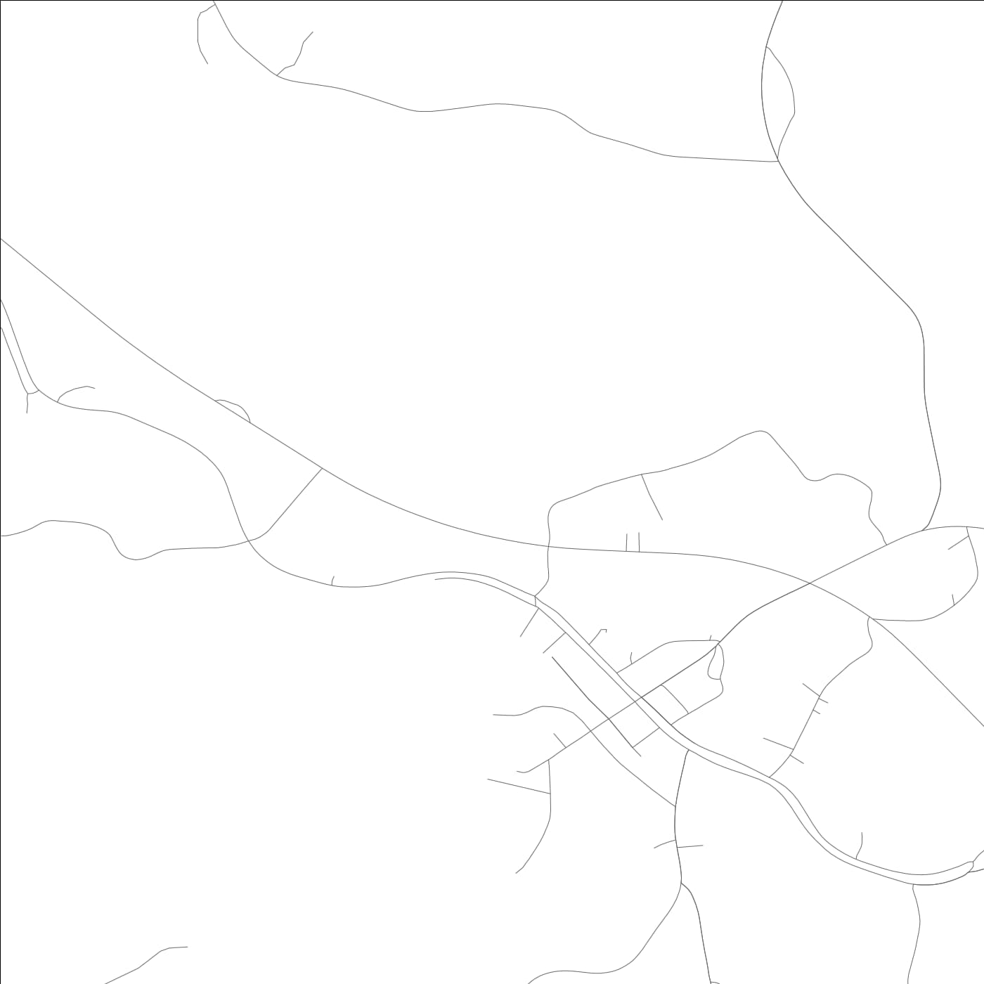 ROAD MAP OF LYNN, ALABAMA BY MAPBAKES