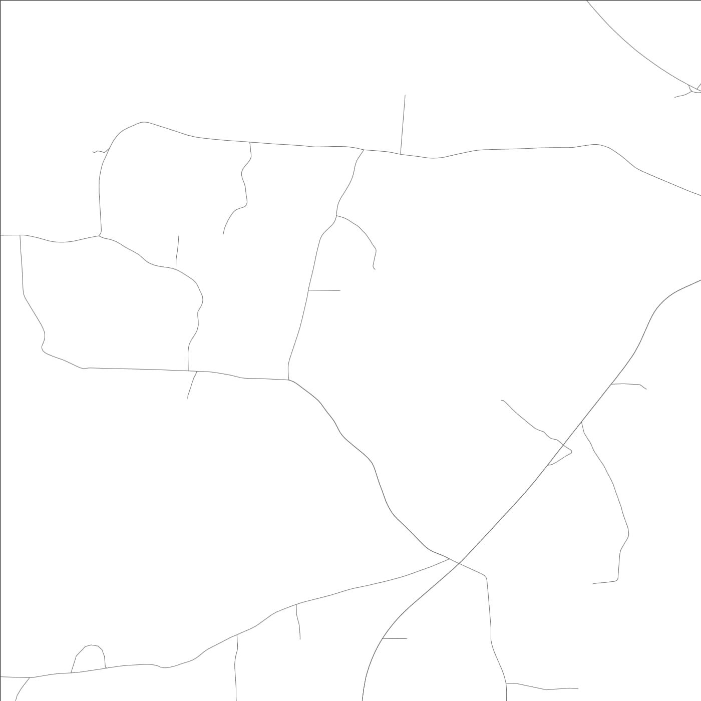 ROAD MAP OF MACEDONIA, ALABAMA BY MAPBAKES