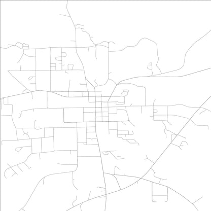 ROAD MAP OF MARION, ALABAMA BY MAPBAKES