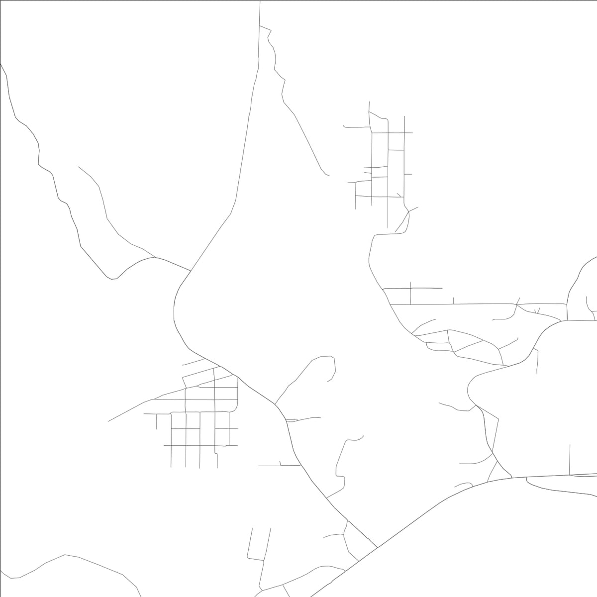 ROAD MAP OF MAYTOWN, ALABAMA BY MAPBAKES