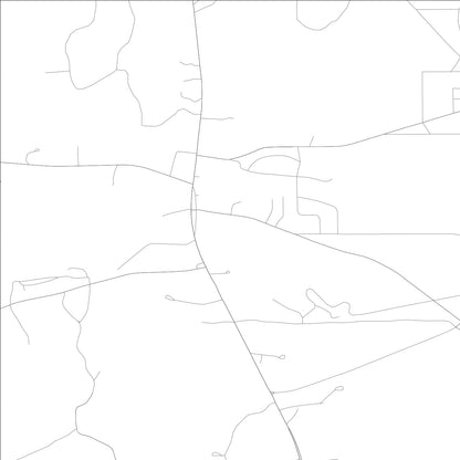 ROAD MAP OF MCINTOSH, ALABAMA BY MAPBAKES