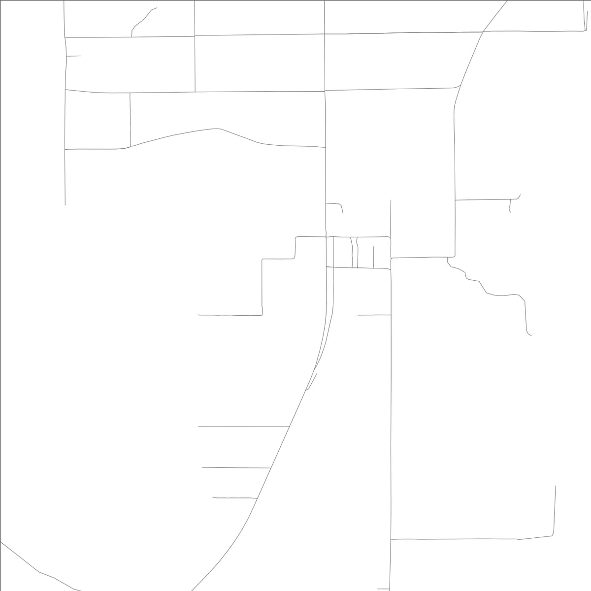 ROAD MAP OF MEGARGEL, ALABAMA BY MAPBAKES