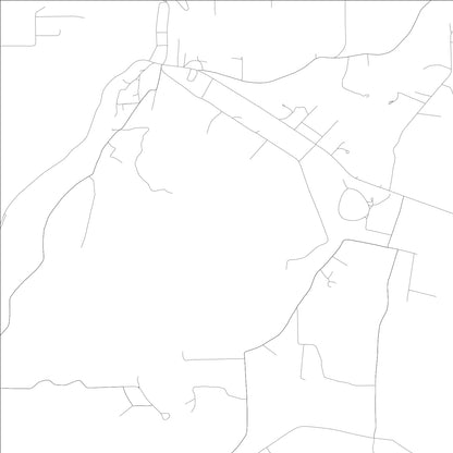 ROAD MAP OF MENTONE, ALABAMA BY MAPBAKES