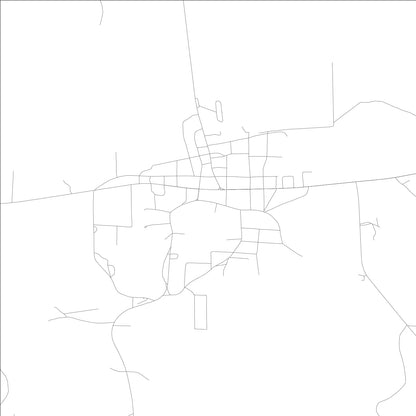ROAD MAP OF MILLPORT, ALABAMA BY MAPBAKES