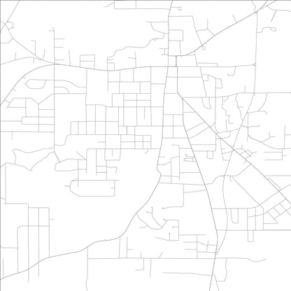 ROAD MAP OF MONROEVILLE, ALABAMA BY MAPBAKES