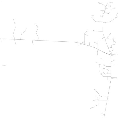 ROAD MAP OF MOSSES, ALABAMA BY MAPBAKES