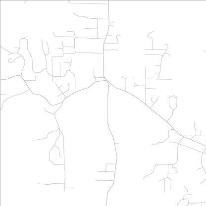 ROAD MAP OF MOUNT OLIVE, ALABAMA BY MAPBAKES
