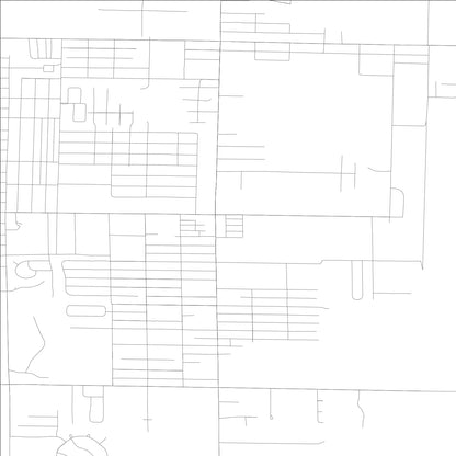 ROAD MAP OF MUSCLE SHOALS, ALABAMA BY MAPBAKES