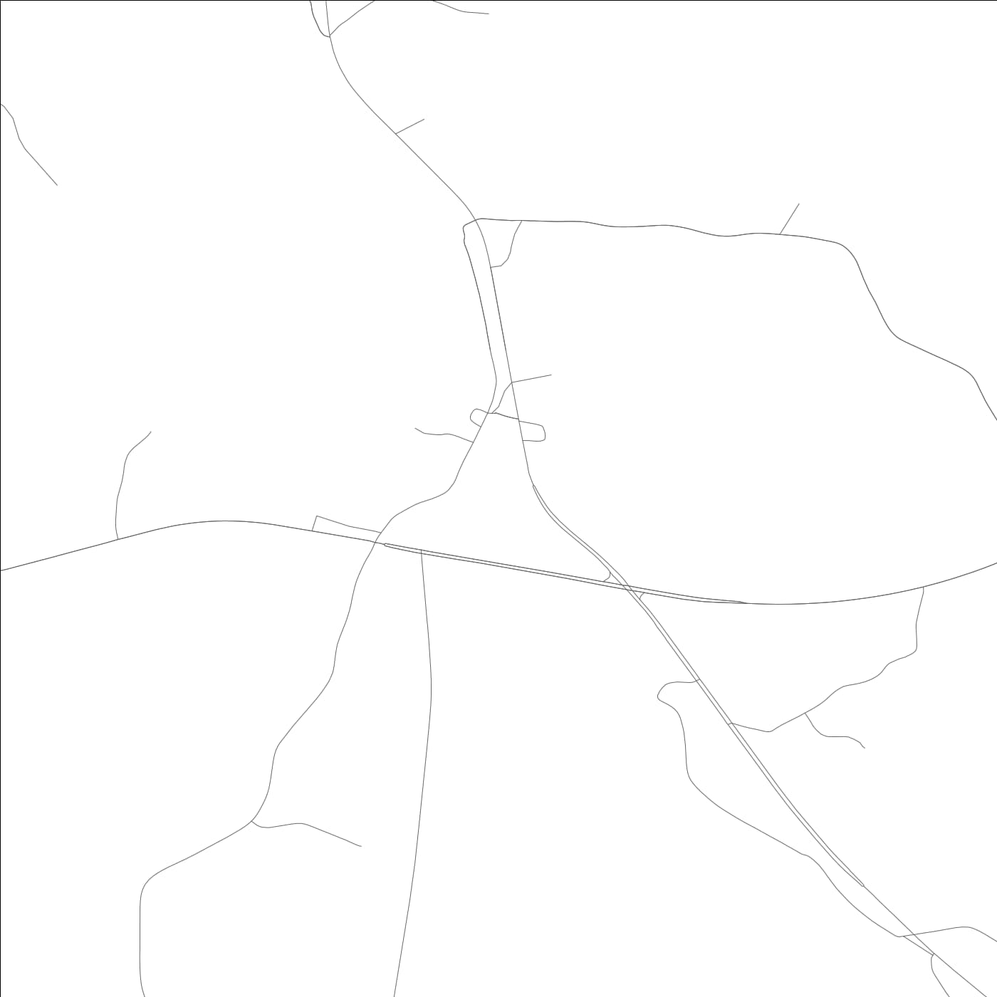 ROAD MAP OF NATURAL BRIDGE, ALABAMA BY MAPBAKES