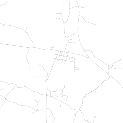 ROAD MAP OF NAUVOO, ALABAMA BY MAPBAKES