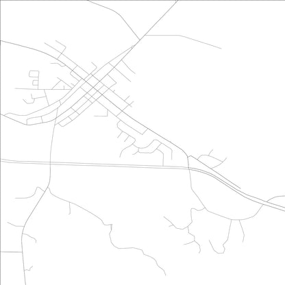 ROAD MAP OF NEW BROCKTON, ALABAMA BY MAPBAKES