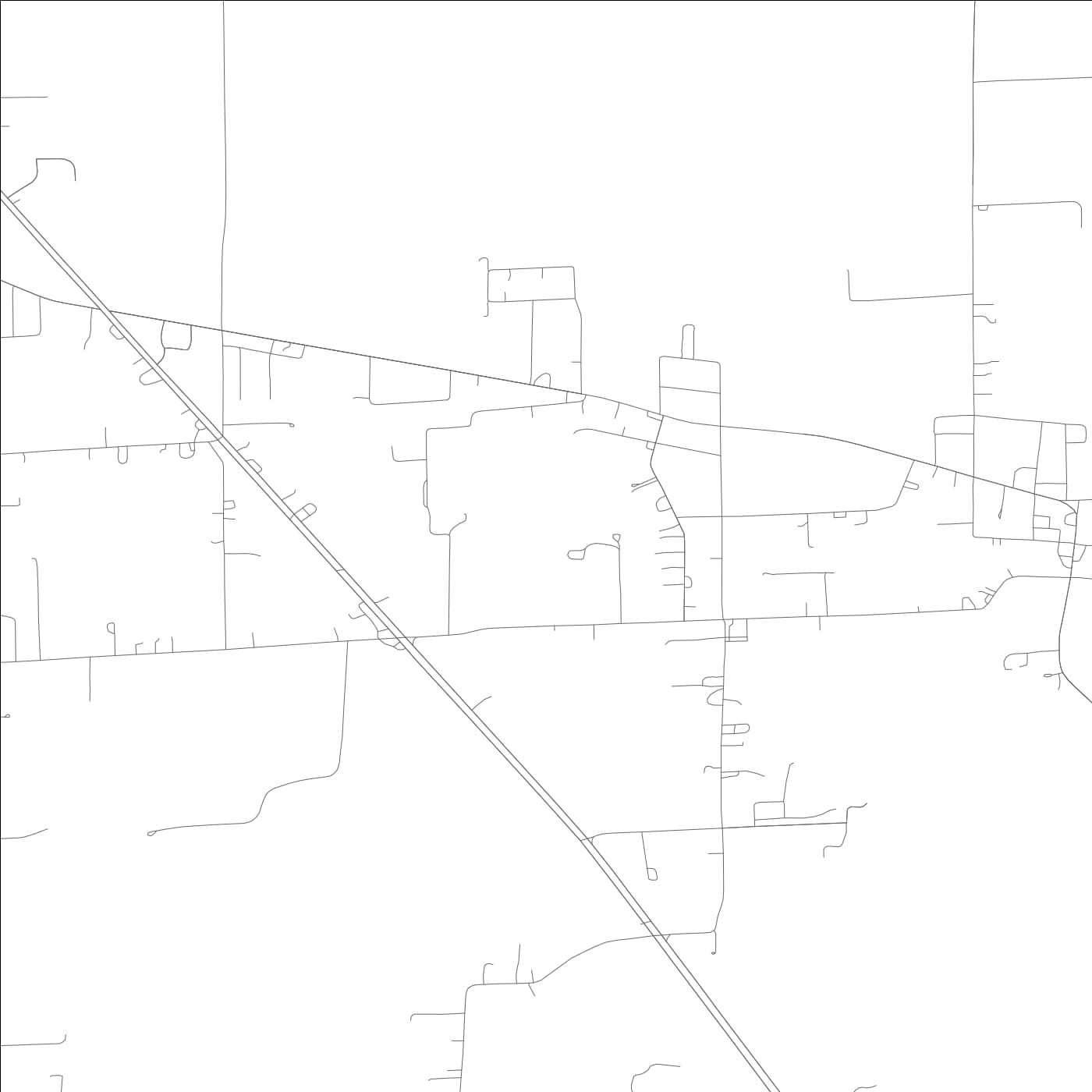ROAD MAP OF NEW HOPE, ALABAMA BY MAPBAKES