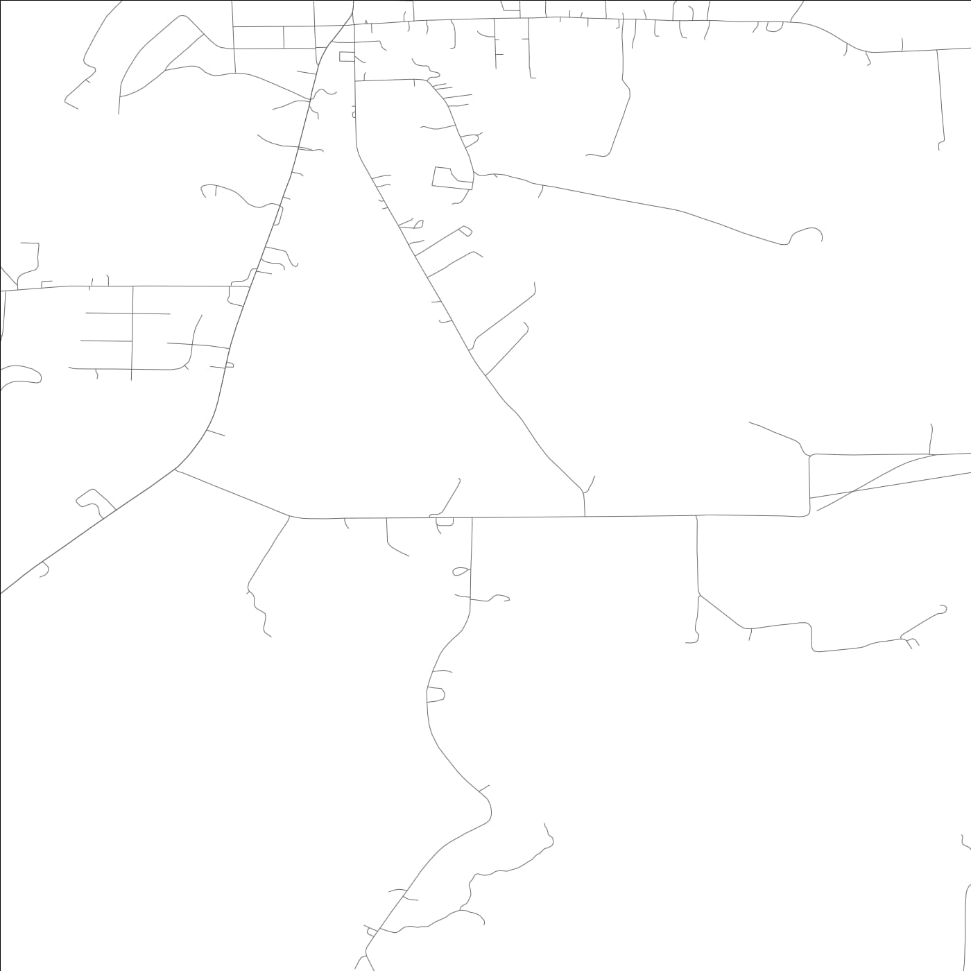 ROAD MAP OF NEW MARKET, ALABAMA BY MAPBAKES