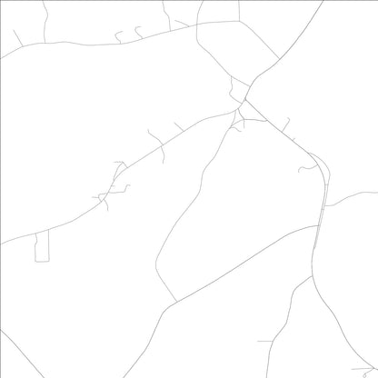 ROAD MAP OF NEW SITE, ALABAMA BY MAPBAKES