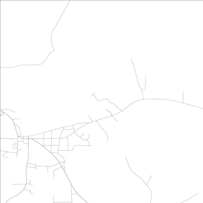 ROAD MAP OF NEWTON, ALABAMA BY MAPBAKES