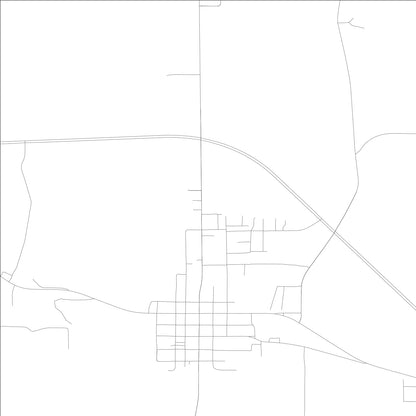 ROAD MAP OF NORTH COURTLAND, ALABAMA BY MAPBAKES