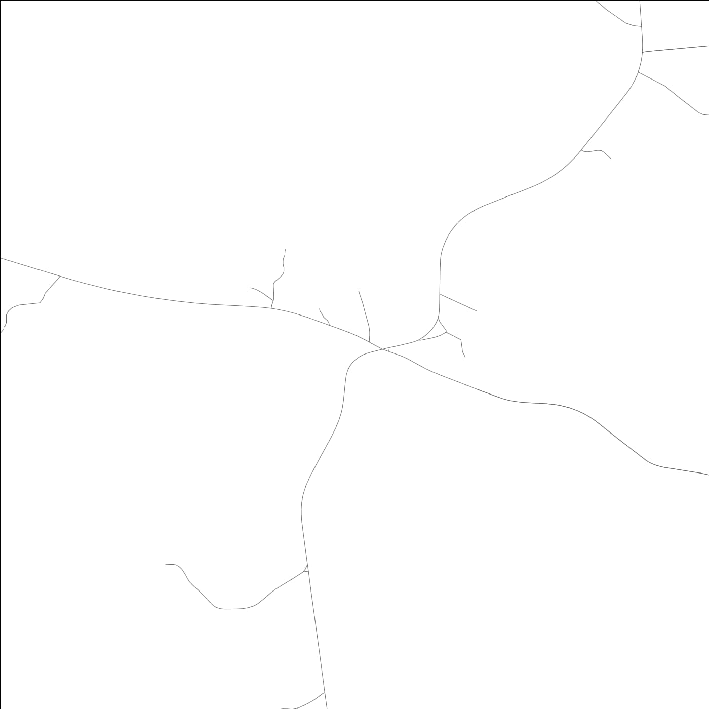 ROAD MAP OF OAK HILL, ALABAMA BY MAPBAKES