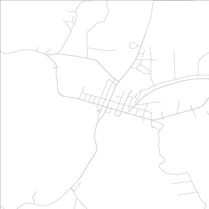 ROAD MAP OF OAKMAN, ALABAMA BY MAPBAKES