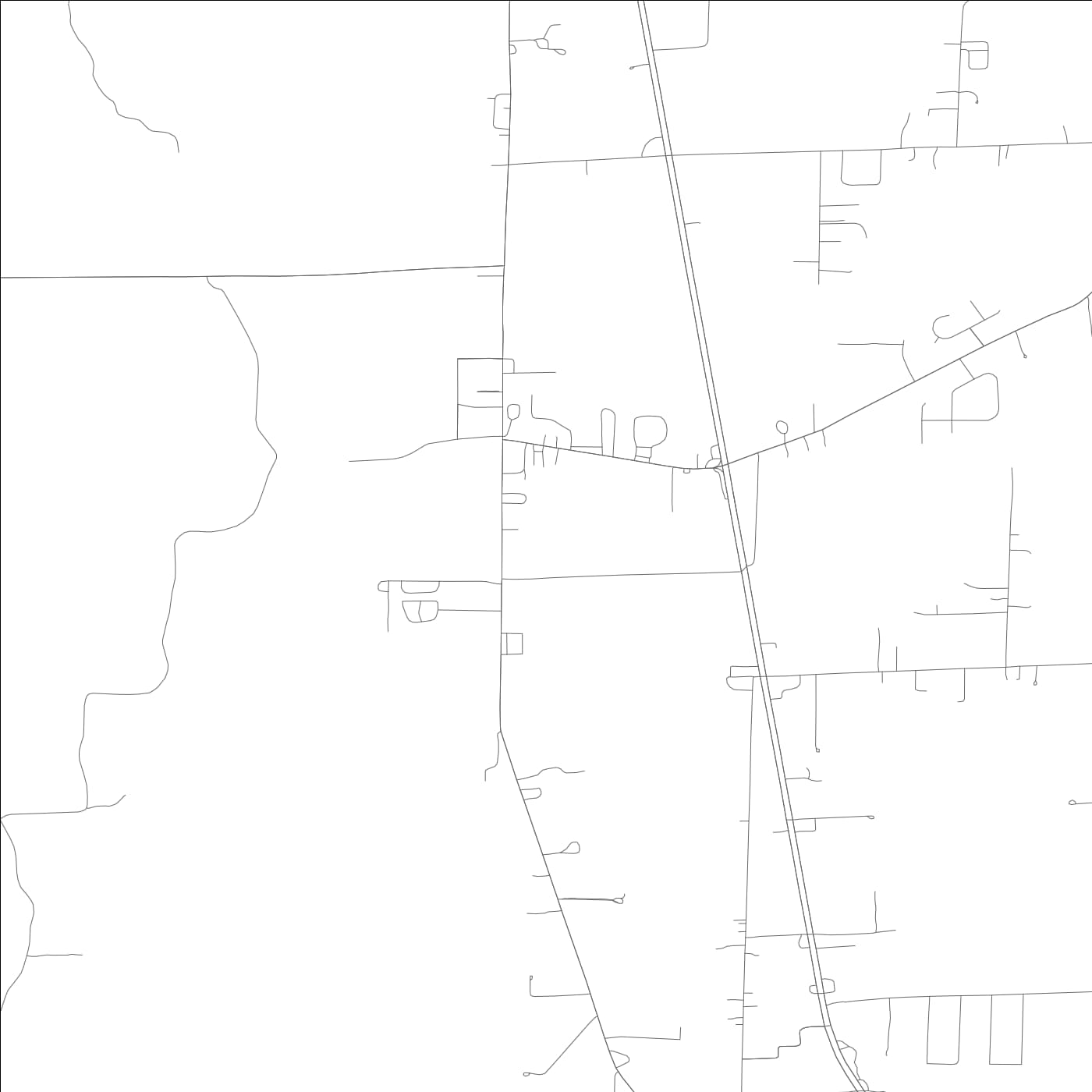 ROAD MAP OF OWENS CROSS ROADS, ALABAMA BY MAPBAKES