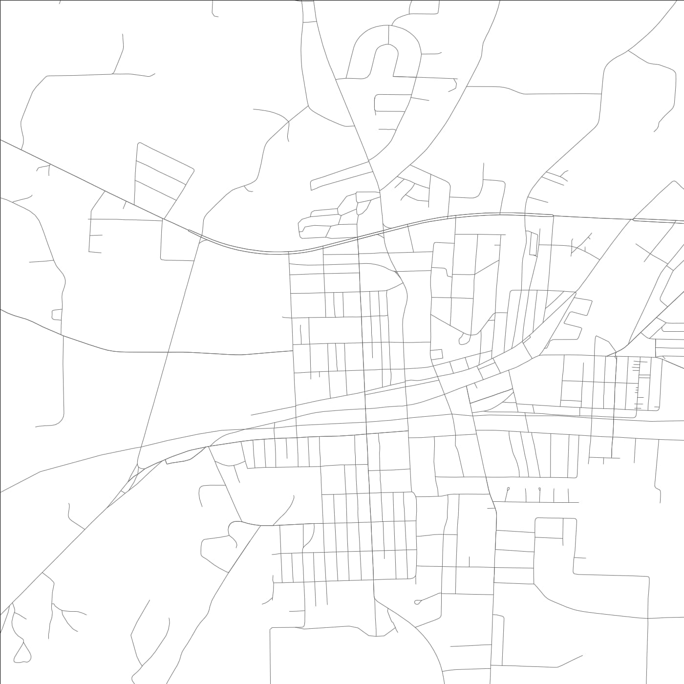 ROAD MAP OF PIEDMONT, ALABAMA BY MAPBAKES